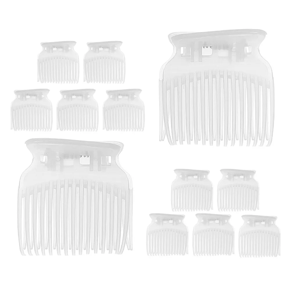 12Pcs Hair Styling Clips Heat Resistant Sectioning Clamps for Salon Use Hot Roller Curler Claw Clips for Small Medium Large