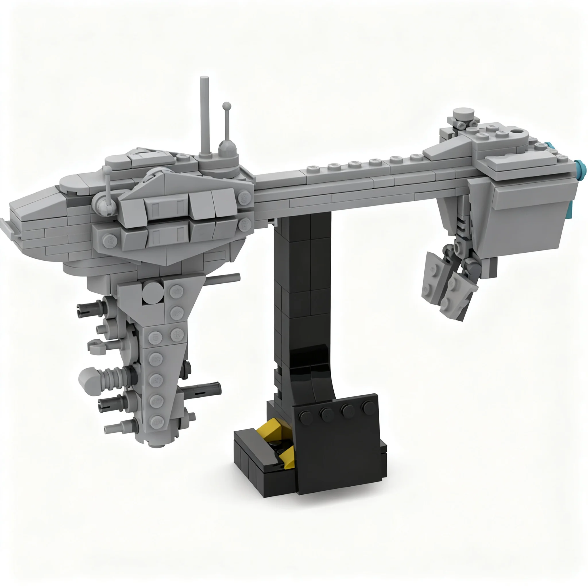 454pcs MOC Star Battle Nebulon B Frigate Midi Scale Rebel Model Building Blocks Toy Construction Christmas Gifts DIY Idea Kids