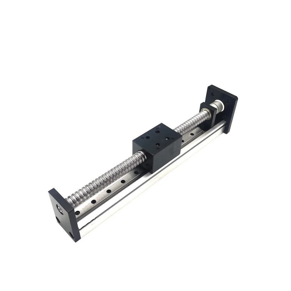 Imagem -06 - Cnc Bola Parafuso Deslize Tabela Motor Kit Guia Linear Rail Stage Atuador Curso Volante 42 mm Largura Sfu1204 1605 1610 100 1000