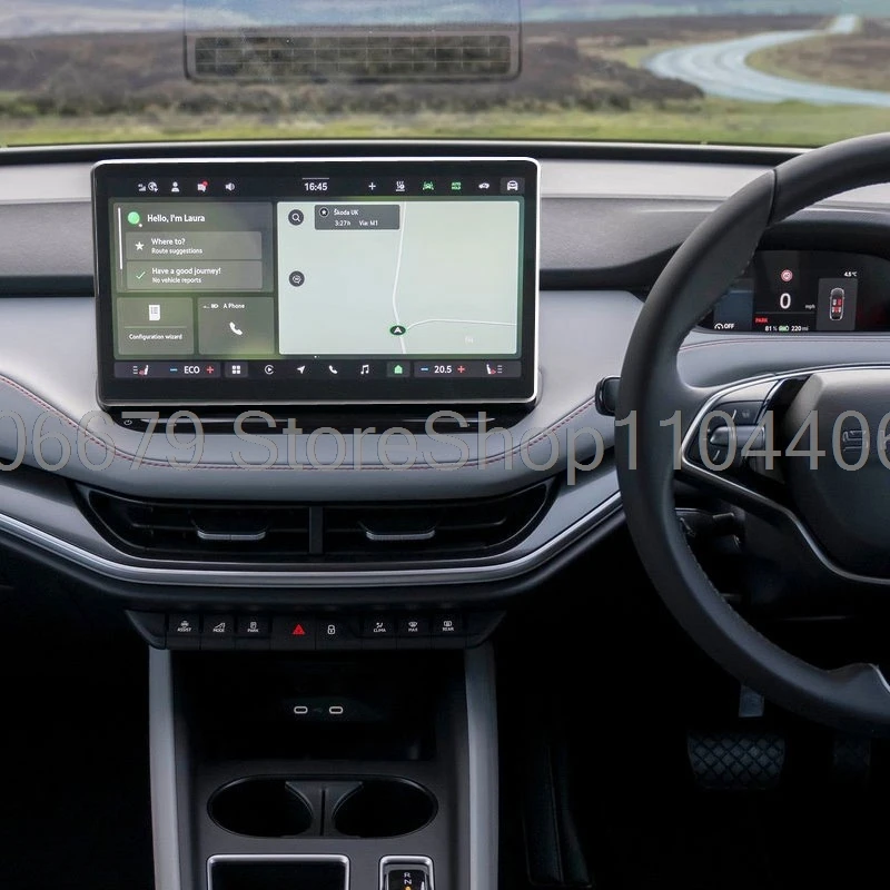 

Tempered glass screen protector For Skoda ENYAQ IV /Skoda Elroq 2025 13 inch Car radio GPS navigation interior sticker
