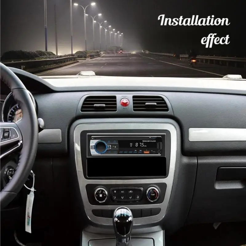 JSD530 520 Car MP3 Stereo Player 60Wx4 Bluetooth Digital FM Audio Receiver for Commuter Vehicles