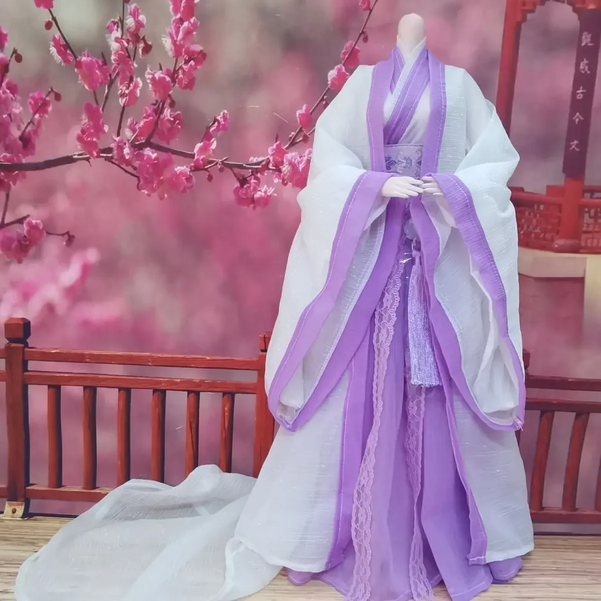 1/3 ملابس الدمية دعوى Hanfu زي قديم لدمية Bjd 60 سنتيمتر فستان الأميرة فتاة اللعب اللعب منزل إكسسوارات دمي ، لا دمية