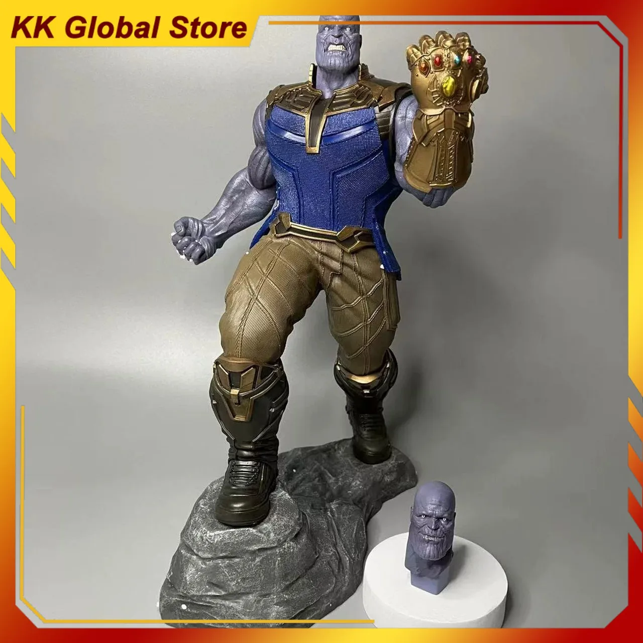 

Avengers Movie Figure Thanos Infinity Gauntlet Peripheral Resin Model Statue Desktop Decoration Ornaments Kid Birthday Gift Toys