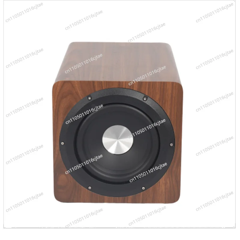6.5-Inch Active Subwoofer, Independent 50W Bass Can Be Connected To Active Speakers At Will, Wooden Home Subwoofer