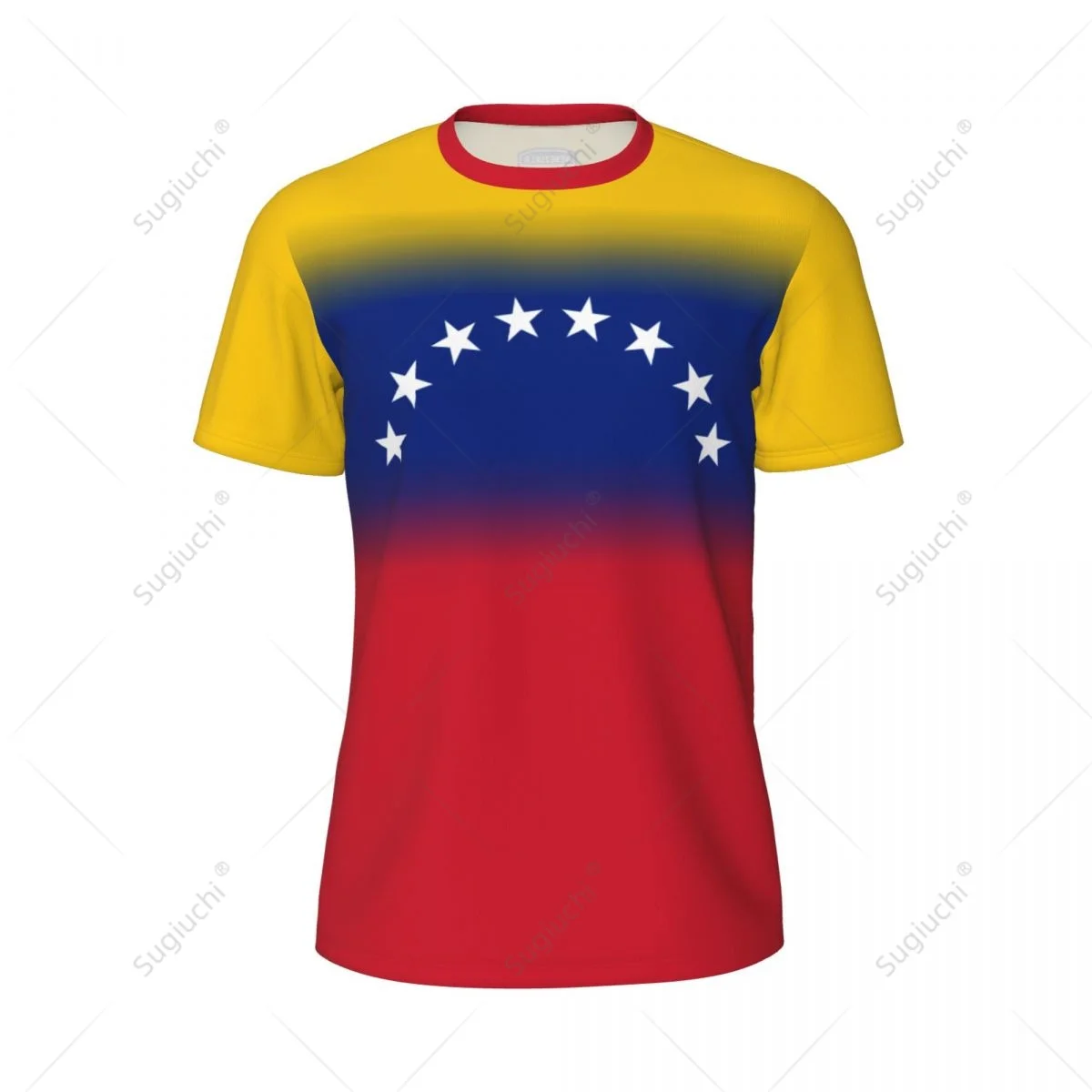 Sports Mesh T-shirt Venezuela Flag For Running Bike Soccer Tennis Football Fitness Tees 3D Printed Custom