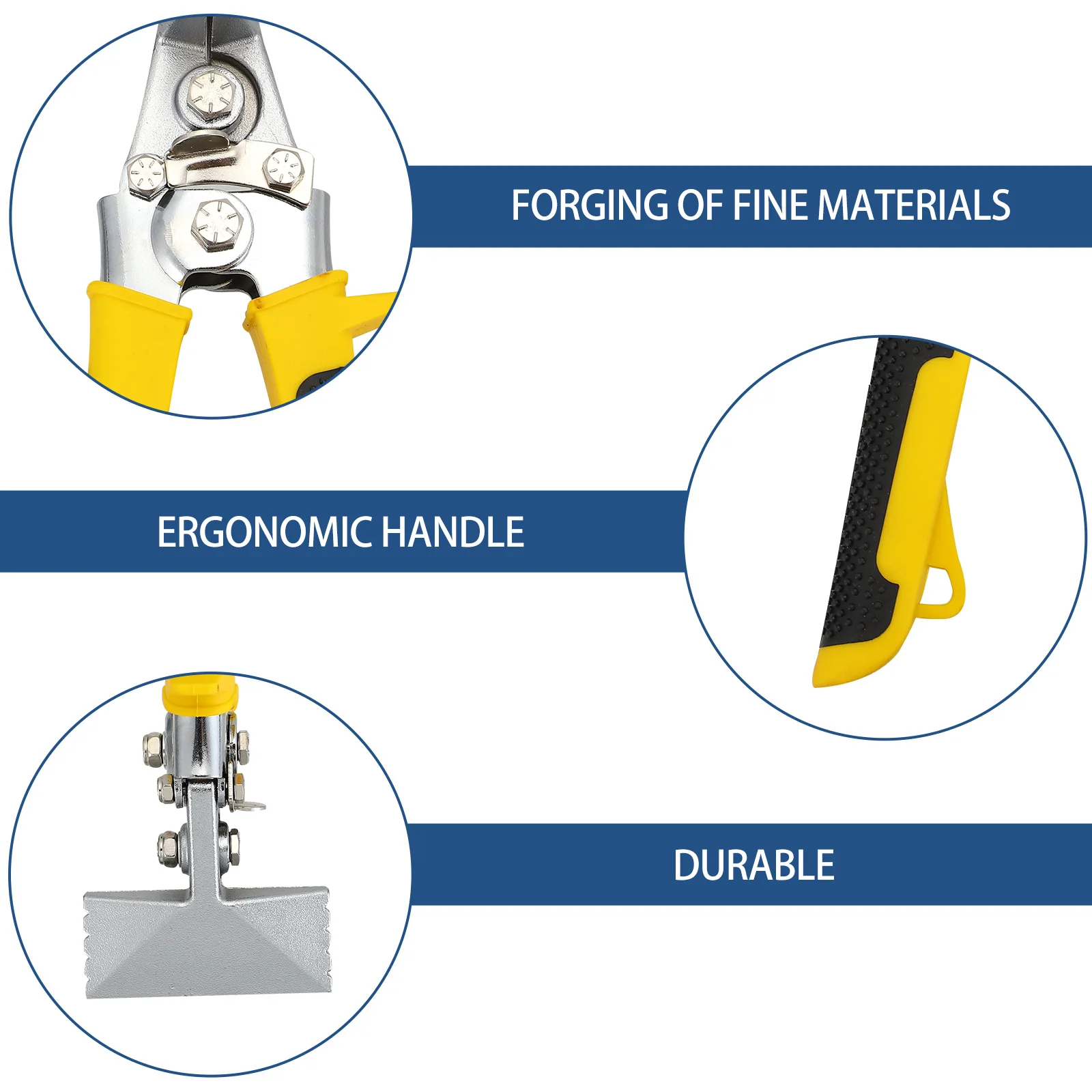 أداة الخياط اليدوية مقبض مريح الانحناء الصفائح المسطحة المعدنية القناة الصلب العروة الخياط الثقيلة مطلي زلة مقاومة قبضة #3