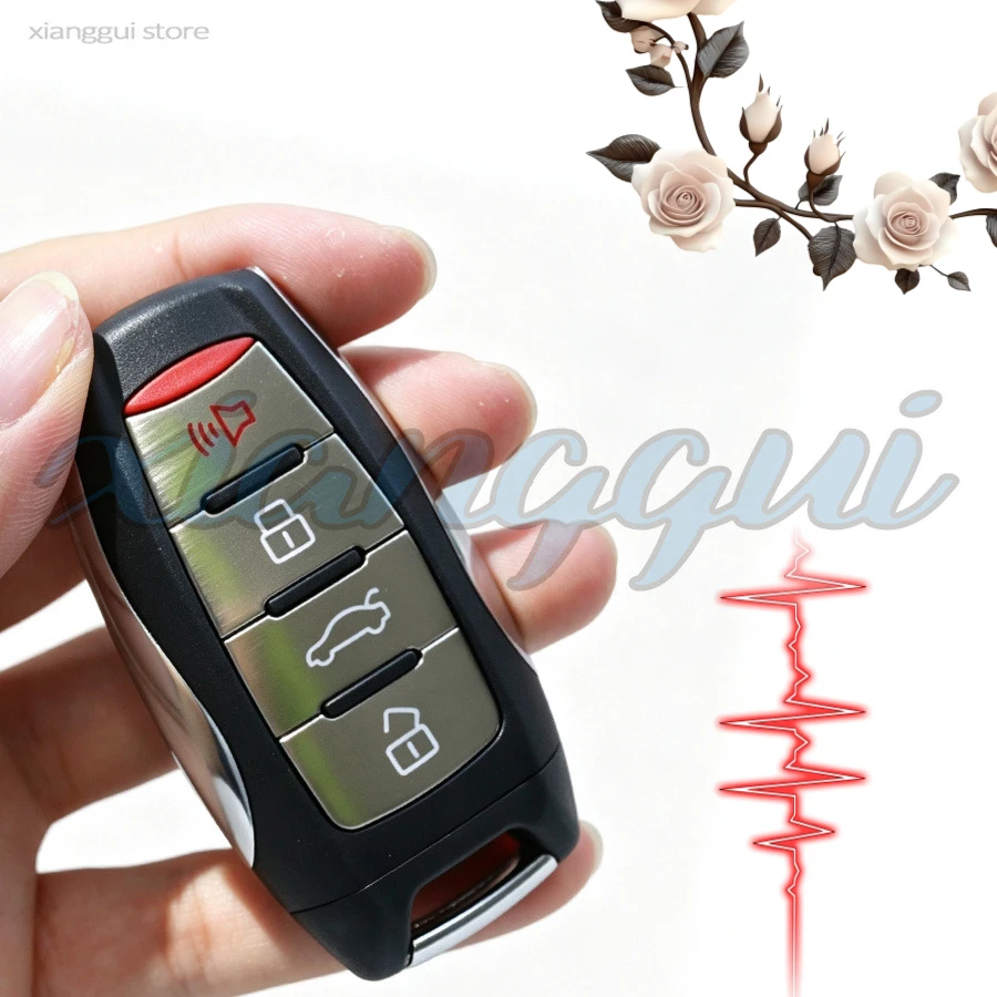 4 Buttons Car Key Housing Key Case Shell for Haval H7 H8 H9 H6 Coupe F7 F7X M6 Jolion with Side Slotted Key Blank Blade