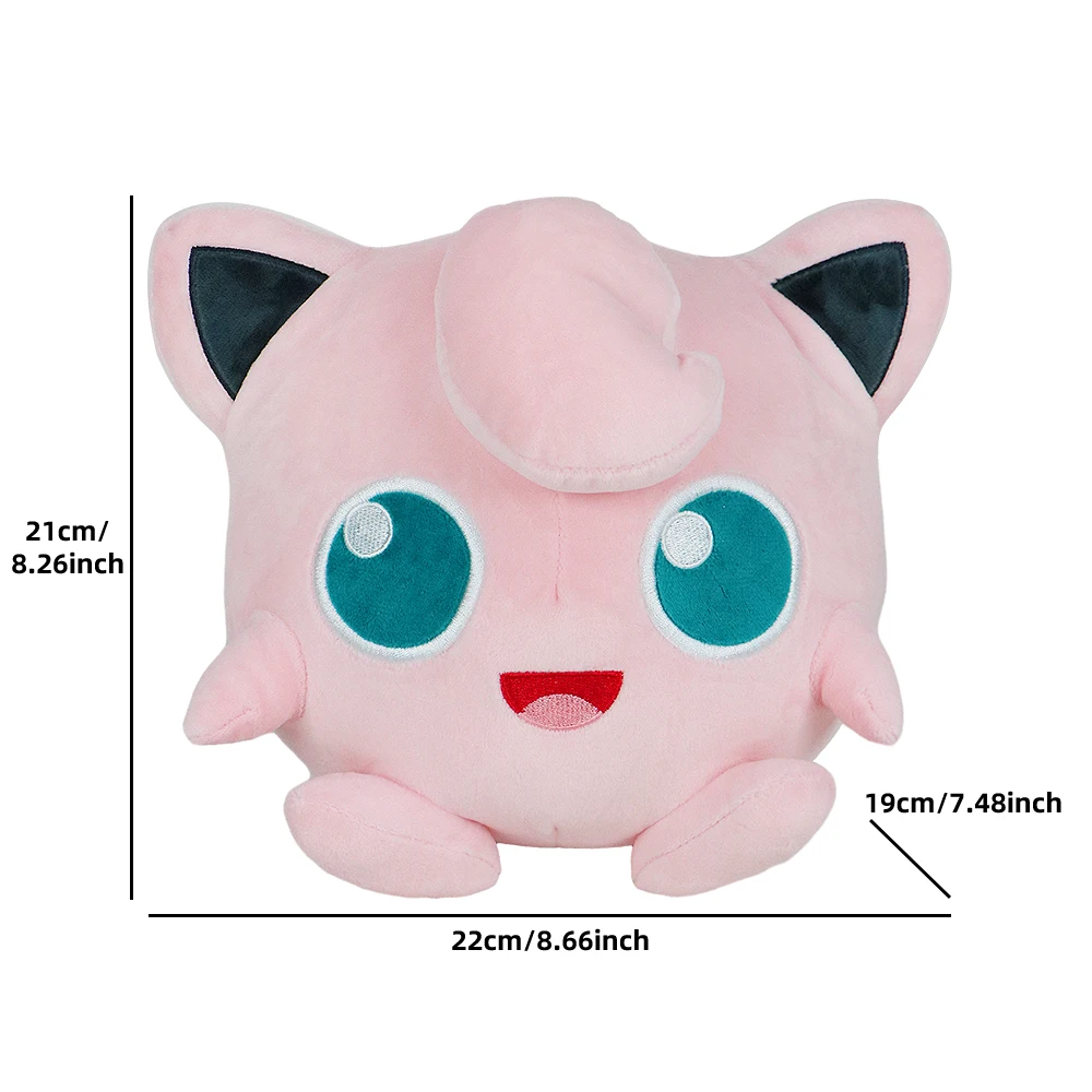 Jigglypuff Pokémon ألعاب قطيفة ، أنيمي لطيف ، حيوانات محشوة لينة ، دمى ، هدايا عيد ميلاد ، أطفال ، ديكور منزلي ، أصلي #6