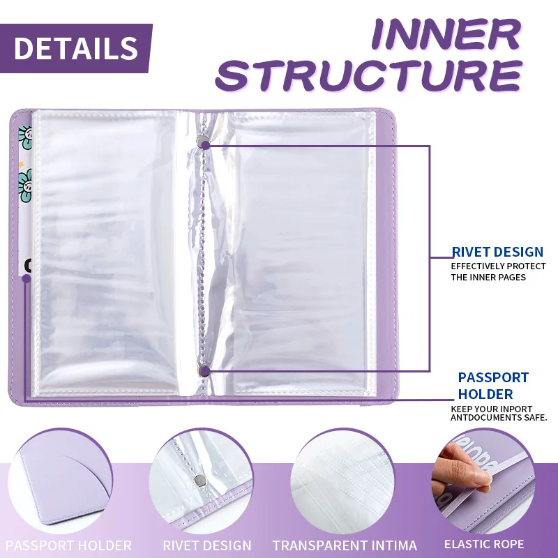 A6 100 Envelope Challenge Binder Easy and Fun Way to Save Savings Challenges Binder Budget Binder with Cash Envelopes