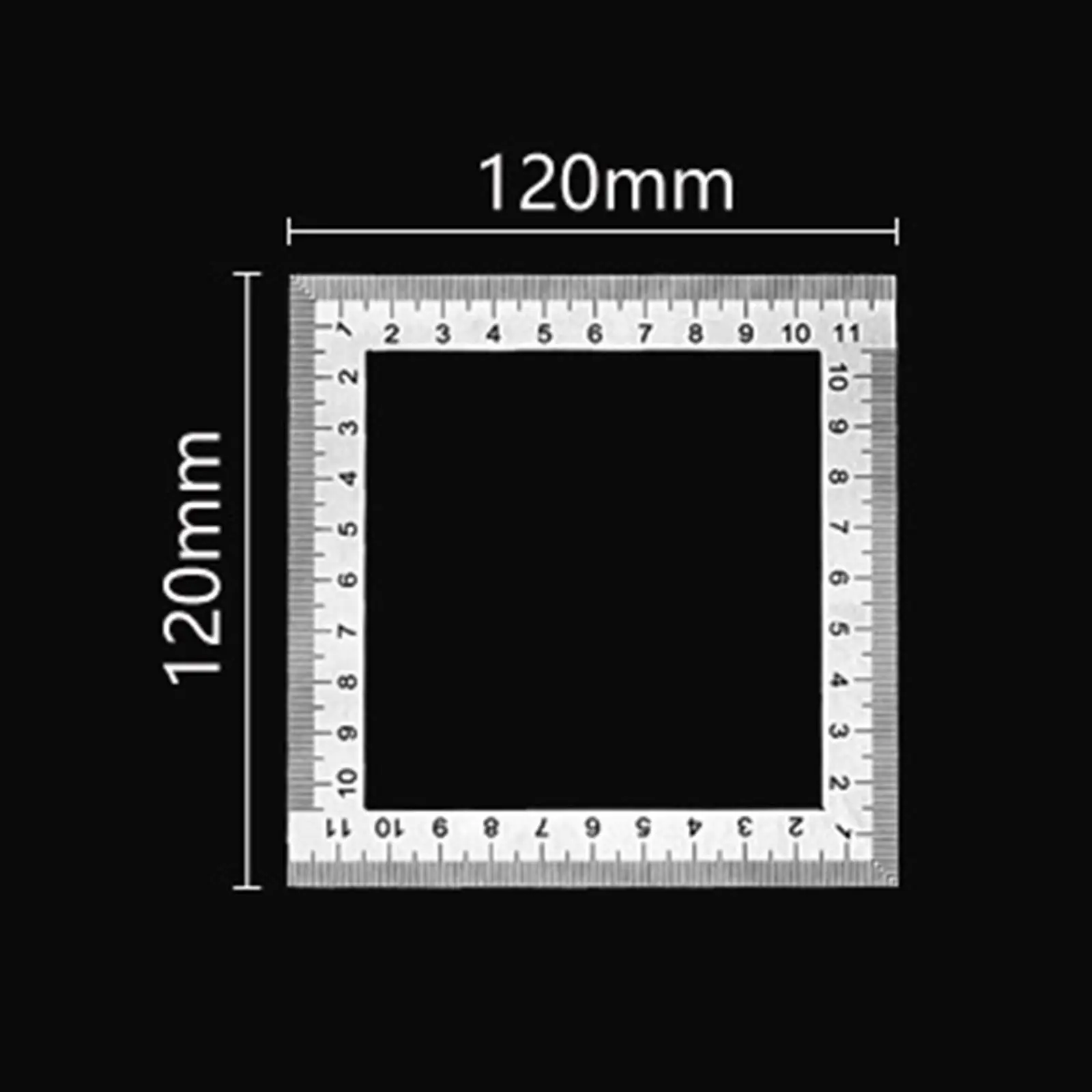 목공 작업용 사각형 눈금자 측정 도구, 드로잉 눈금자 측정 눈금자