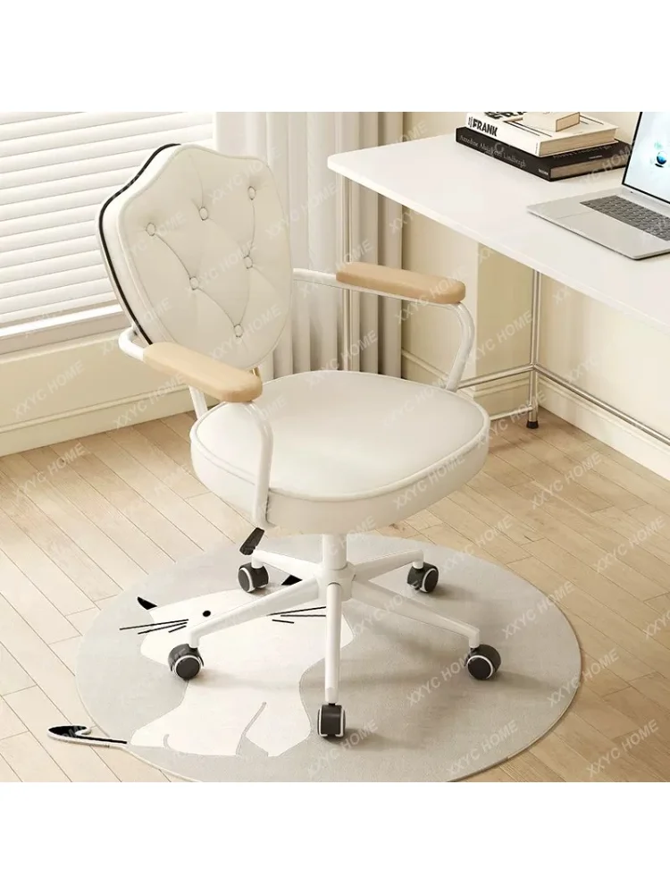 Light Luxury Computer Chair Home Study Learning Lifting Swivel Chair Live Chair Anchor Girl Bedroom Makeup Chair