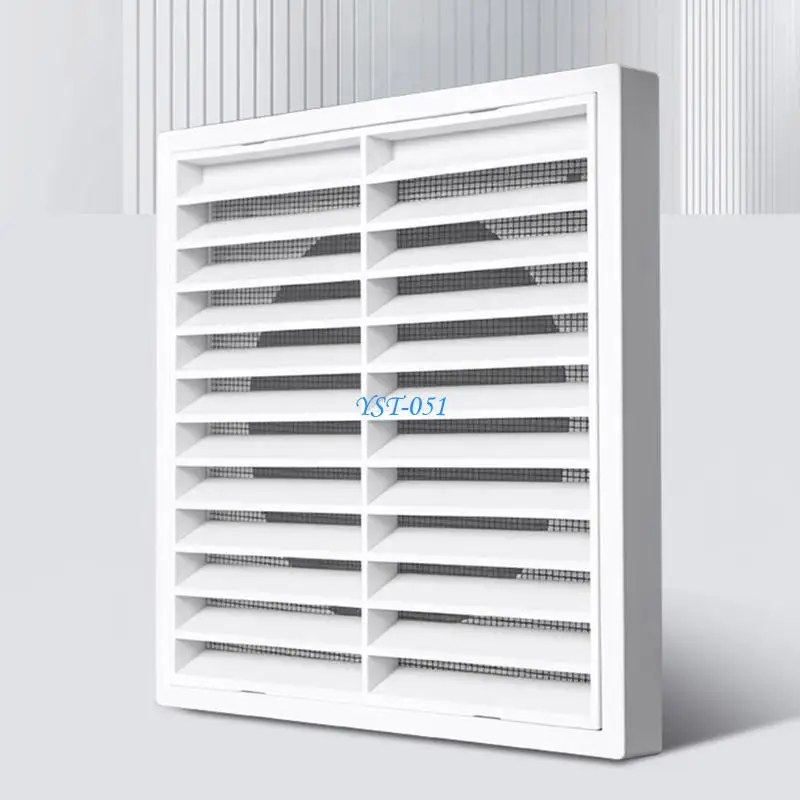 

E15A Вентиляционная крышка Решетка с жалюзи Настенное вентиляционное отверстие Плоский воздуховод Вентиляционное вентиляционное