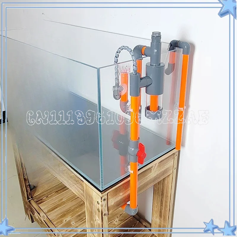 Siphon Change Bottom Filter Fish Tank Without Punching, Siphon Pot Filter Pipe Fittings Power Failure Stop Suction Call Suction