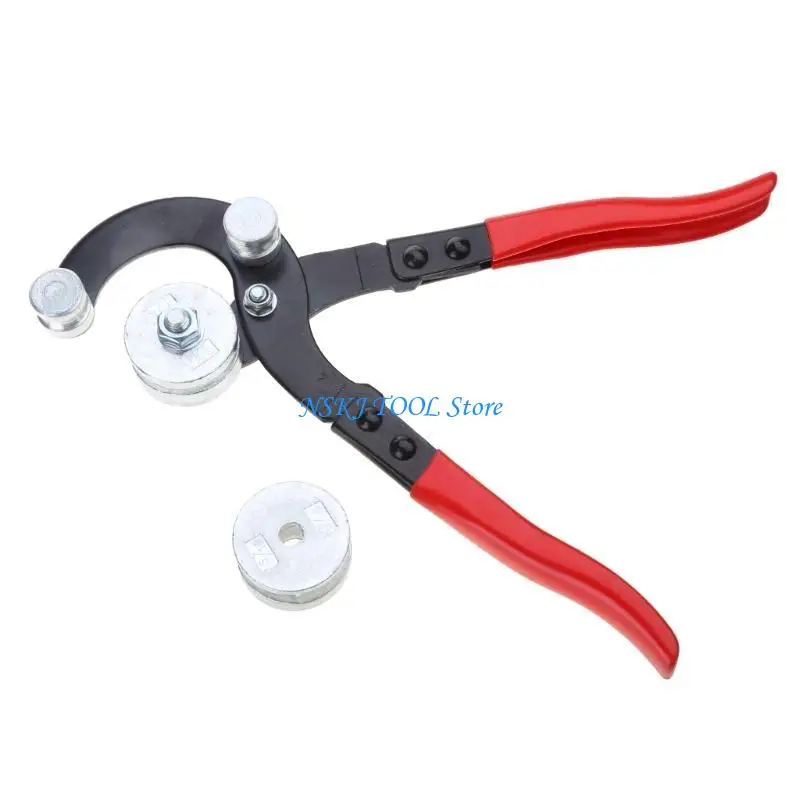 L8RC Multipurpose Tube Molding Plier Portable Brake Tube Tool Manual Pipe Tool Reliable & Efficient Bending Plier for Tubing
