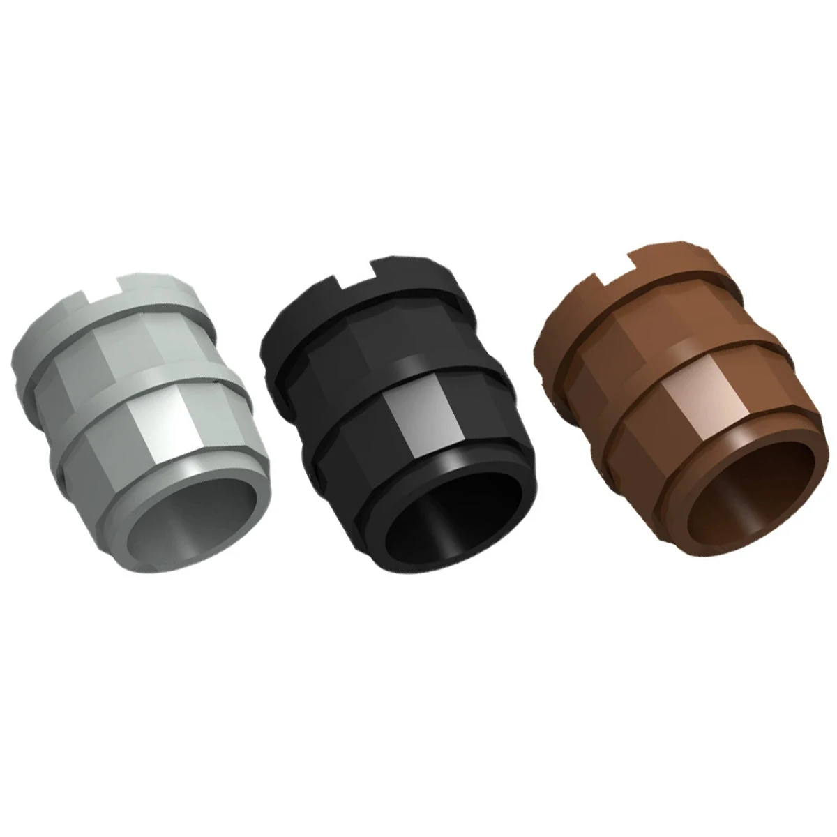 50 stücke 2489 Container Barrel 2x2x2 Bausteine Kit Eimer Holz Partikel Idee DIY Idee Spielzeug kinder Geburtstag Kind Geschenke