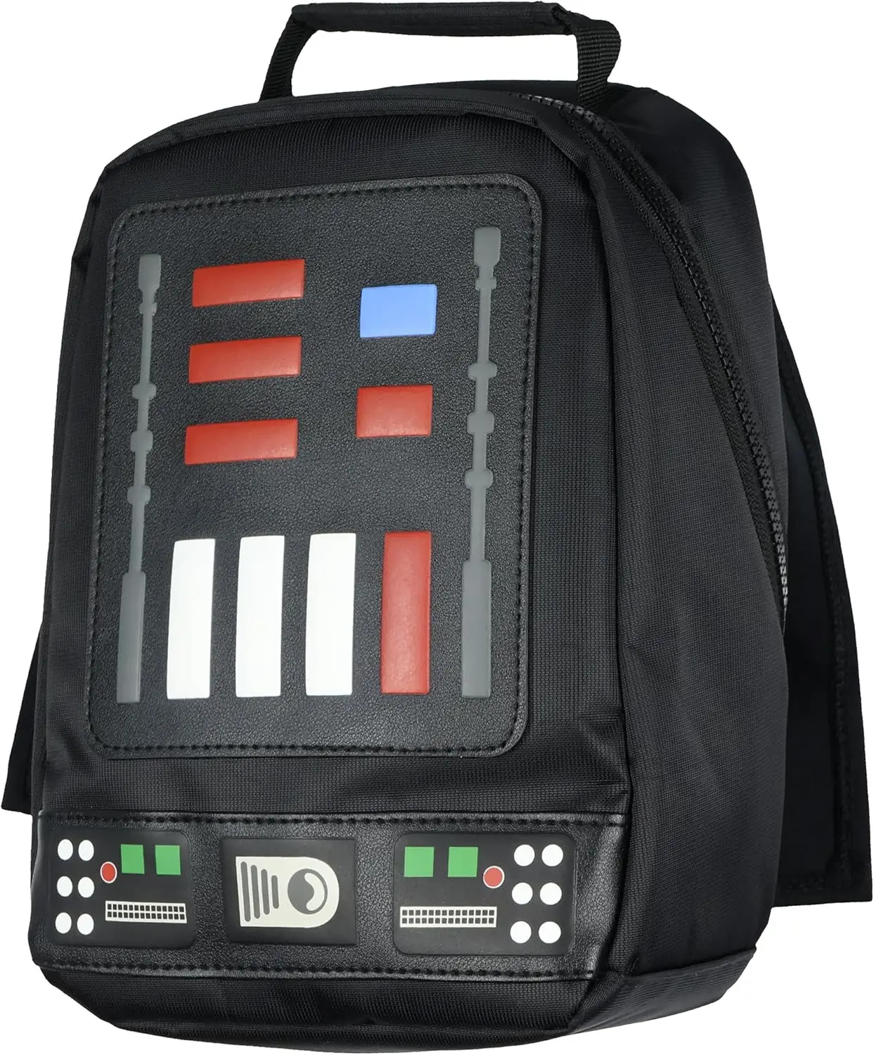 

Star Wars Darth Vader Lunch Box Tote Chest Plate with Cape Easy Carry Insulated Food Container Bag
