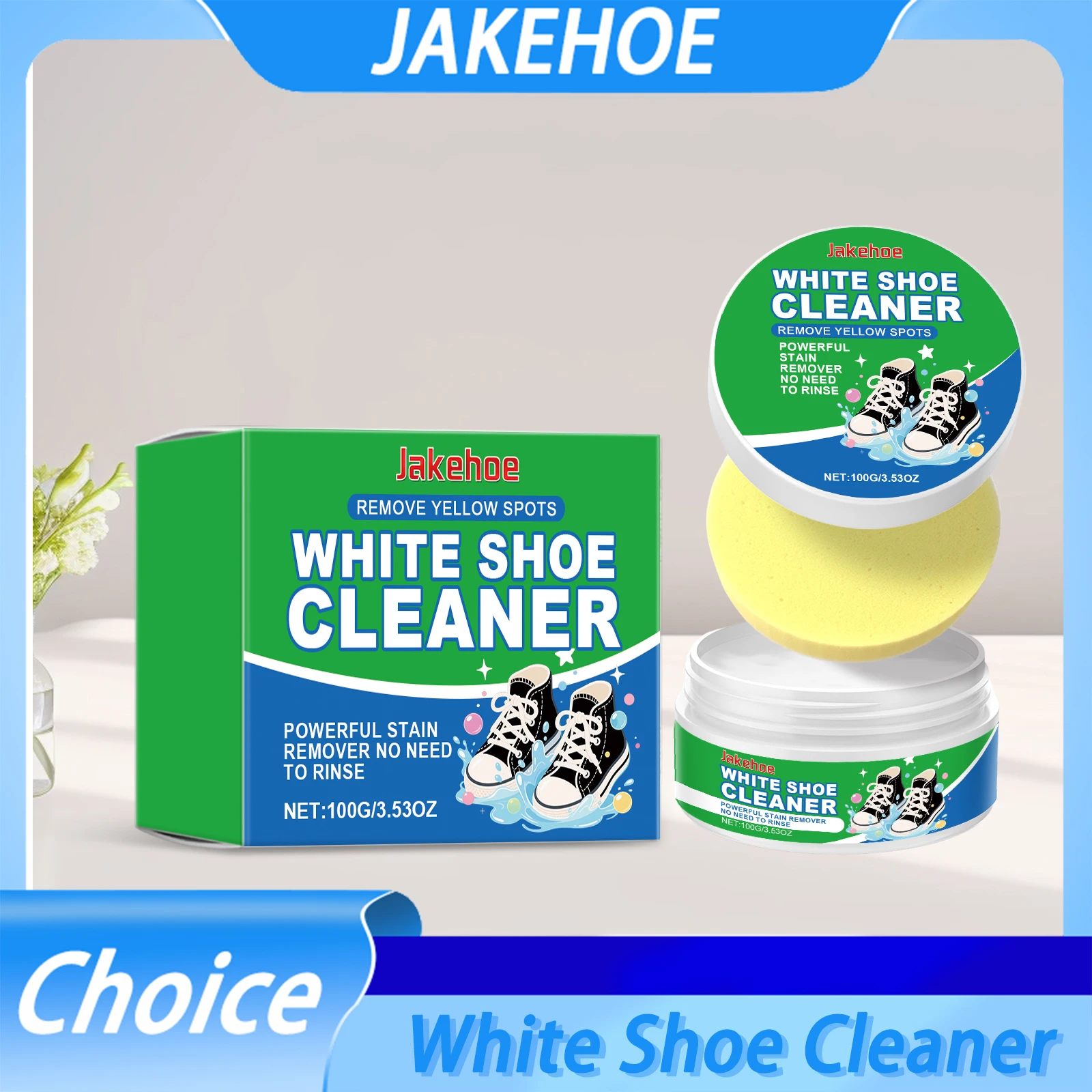 

White Shoe Cleaner Effectively Cleaning Dirt Removing Yellowing Wash-Free Design Restoring Cleanliness White Shoe Cleaning Cream