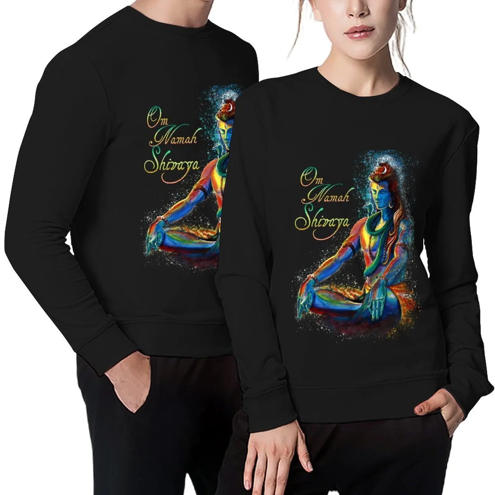 

Mantra of Maha Shiva in deep Meditation Pullover men clothes men's clothes men clothing sweatshirt for men