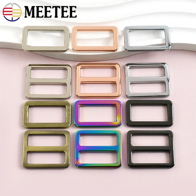 

5-20Pcs 32mm Metal Ring Buckles Bag Strap Rings Clasp Tri-Glide Slider Clip Pet Collar Webbing Adjuster Loop Hook Accessories