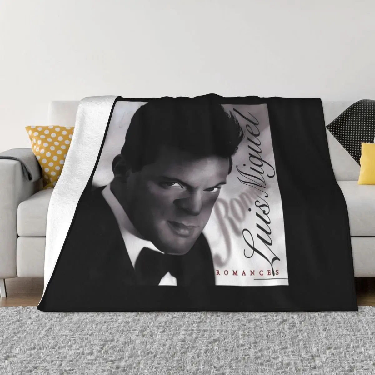 

Luis Miguel Album Romance Throw Blanket Baby for sofa Custom Blankets