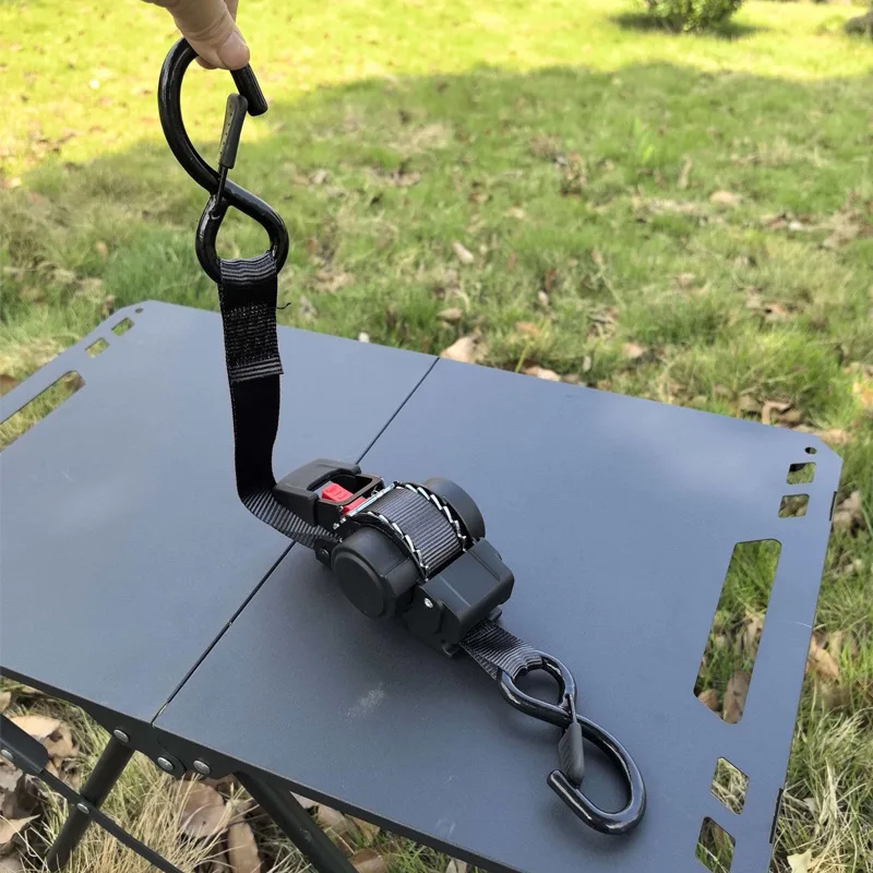Automatic Retractable Cargo Straps Multi-Item Secure Locking Ratchet Tie with Automatic Tensioner Ratchet Strap For Load Luggage