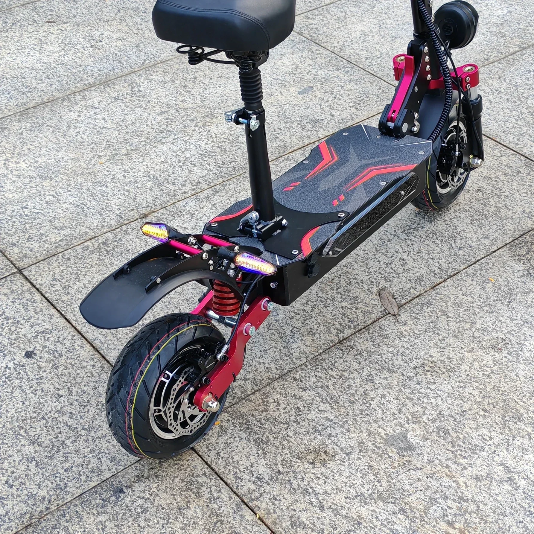 Boyueda Q7Pro Max 3200W 52V28AH، سرعة عالية 70 كم/ساعة محرك مزدوج للبالغين على الطرق الوعرة سكوتر كهربائي يتم شحنه من الاتحاد الأوروبي، قابل للطي 10 بوصات #2