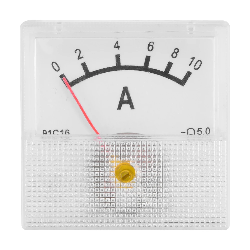 Mechanical Type Ammeter DC Analog Current Meter Panel DC 0-10A 20A 30A 50A