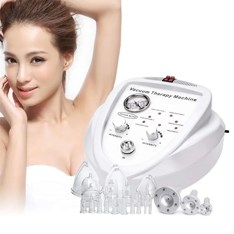 

Multifunctional Vacuum Therapy Machine Cupping Massager Vacuum Scraping Massage Machine with 24 Cups for Salon SPA