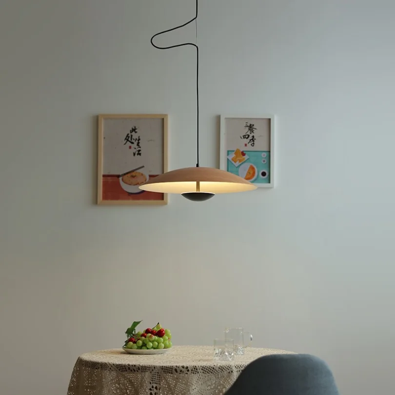 Luces colgantes Led nórdicas para cocina, comedor, Isla, dormitorio, lámpara colgante de cabecera, candelabros de techo modernos, diseño de madera