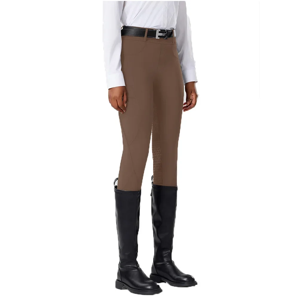 Men's Women's Equestrian Pants Full Silicone High Elasticity Quick Dry Pants For Riding And Horseback Riding