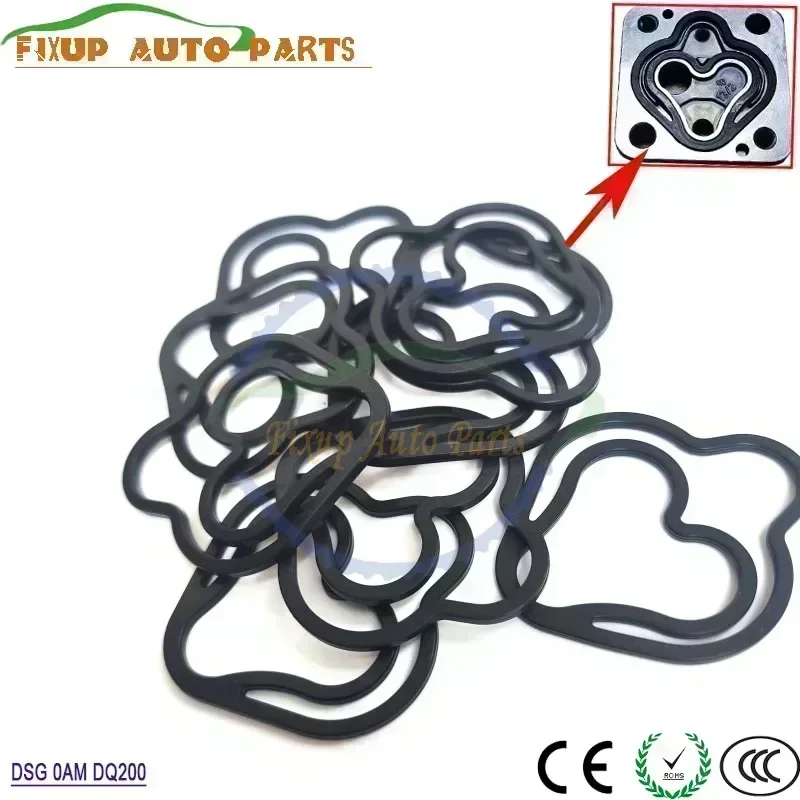 

5~10 PCS DSG 0AM DQ200 Auto transmission Valve Body Oil Pump Rubber Gasket Dual-Clutch OAM Seals For VW Audi Seat Skoda 7 Speed