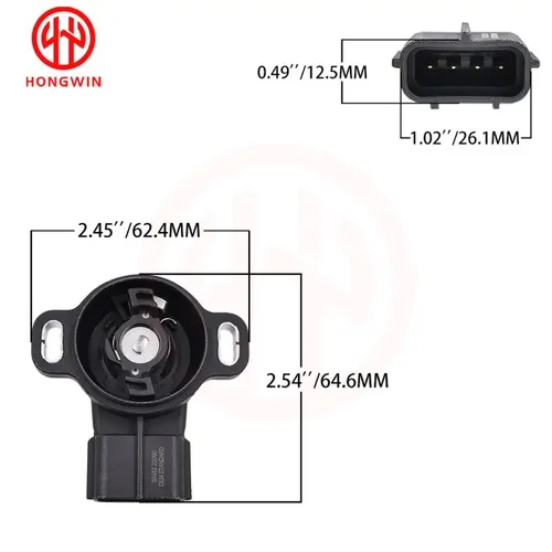 Imagen 2 del producto 89452-22090 198500 -3011 Sensor de posición del acelerador para Toyota 4RUNNER Camry Celica Corolla MR2 PICKUP Geo Prizm 1.6L 1990-1997