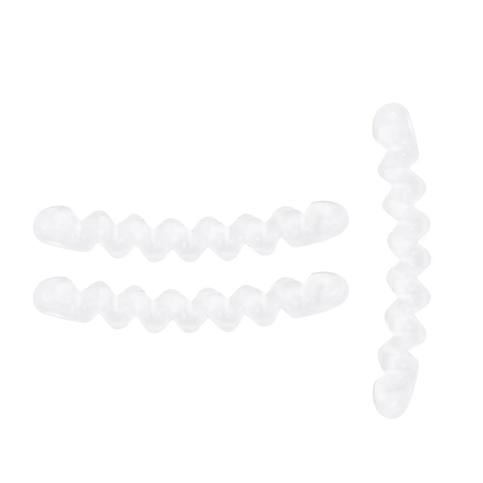 

3 Pcs Heel Pad Invisible Silicone Shoe Cushion Thickened Half size Foot Half Size Pad Shoe Cushion Insole Transparent