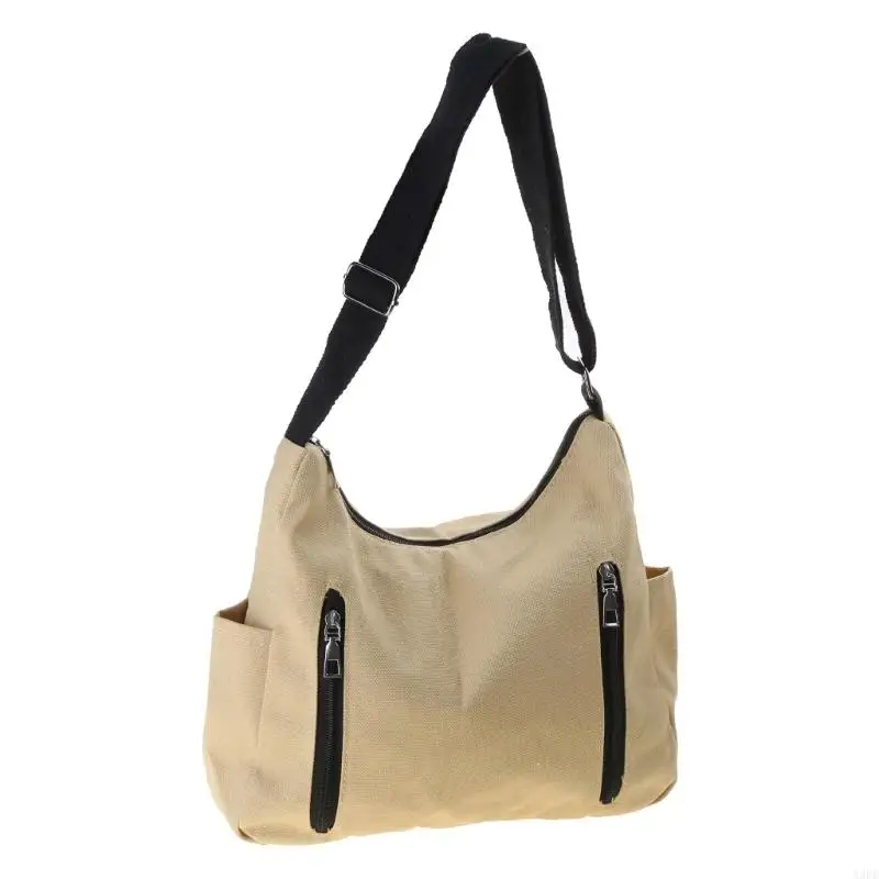 Simple and Functional Nylon Crossbody Bag Large Capacity Handbag Practical and Lightweight Shoulder Bag for Daily Need