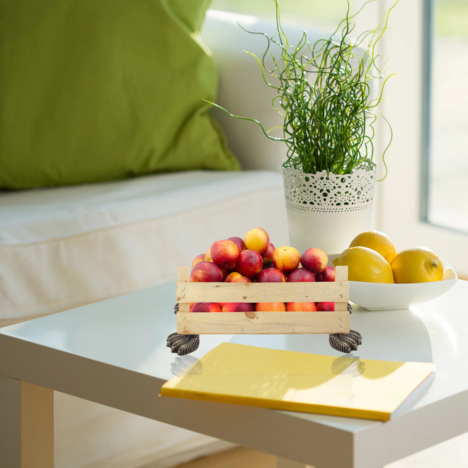 12 Stuks Houten Padding Blok Basis Zine-Legering Meubels Voet Protector Antislip Verhooging Bed Voet Basis Thuis leveringen