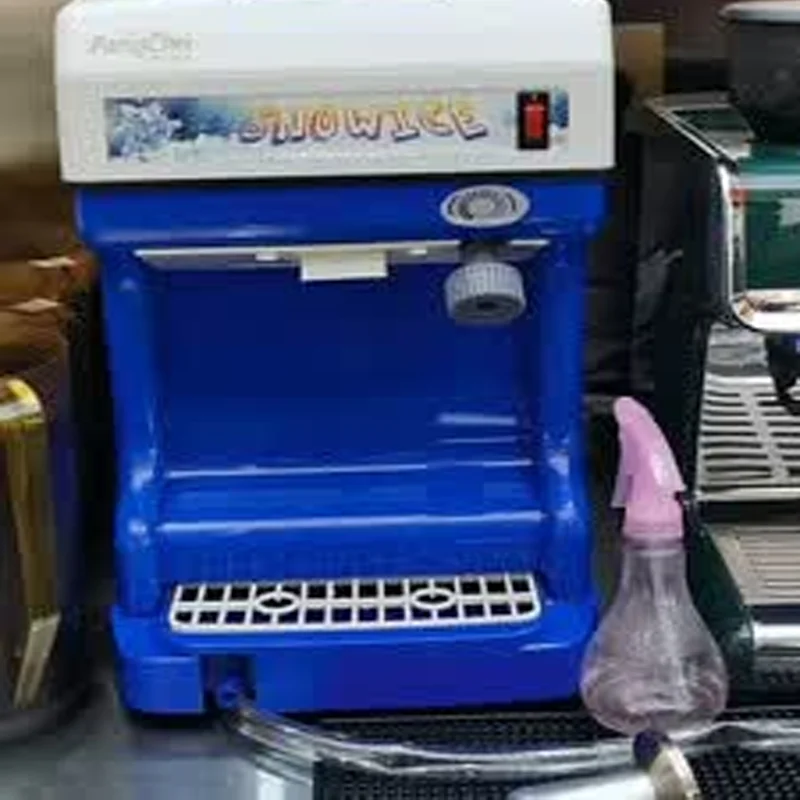 Electric Shaved Ice Machine Snow Cone Maker Tabletop Machine for   Home and Commerical Use