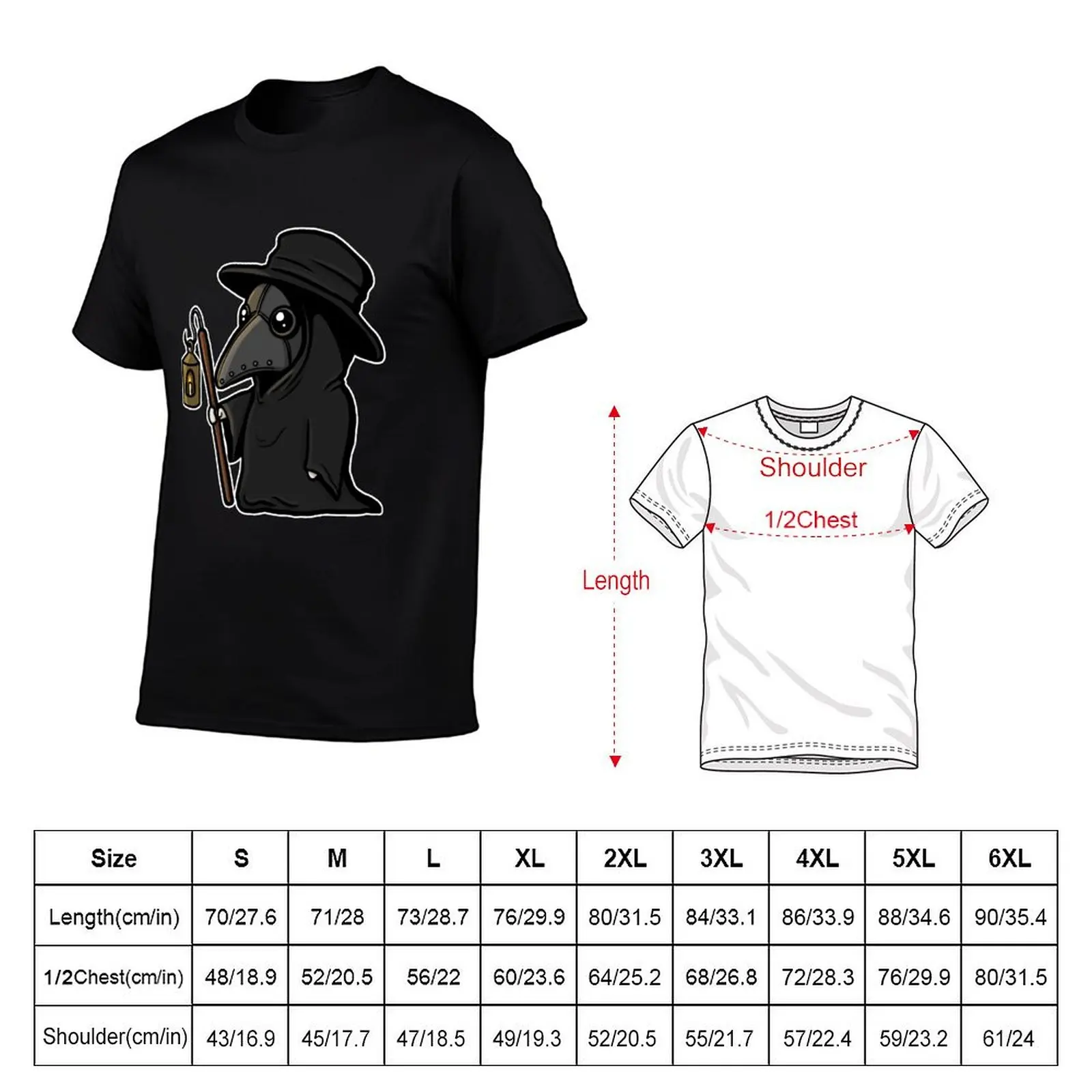 smol plague doctor T-Shirt Work Comfort T-Shirt for Men