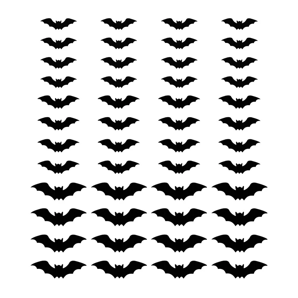 Hot Sales Halloween 3D Lighted Bat- Glowing Wall Decor For Spooky Replace Practical Convenience Lighted Toys Parts
