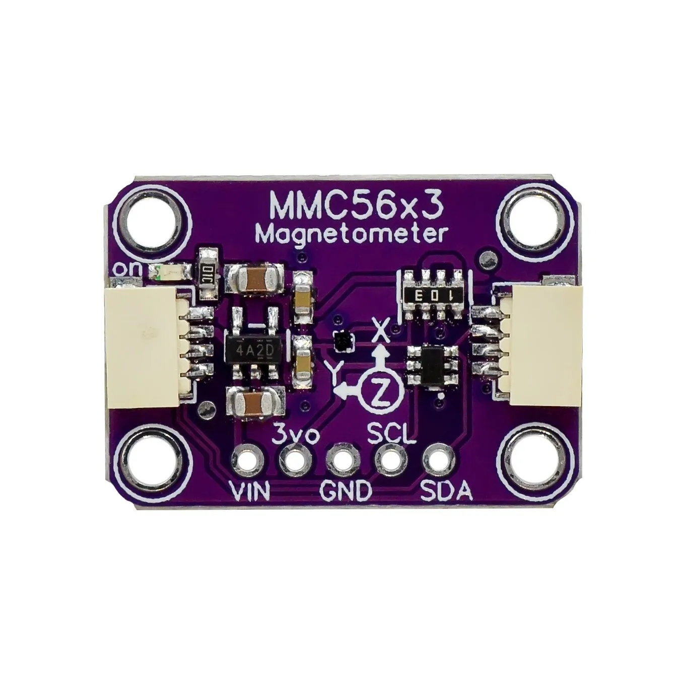 Triaxial magnetometer MMC5603 For STEMMA QT/For Qwiic interface