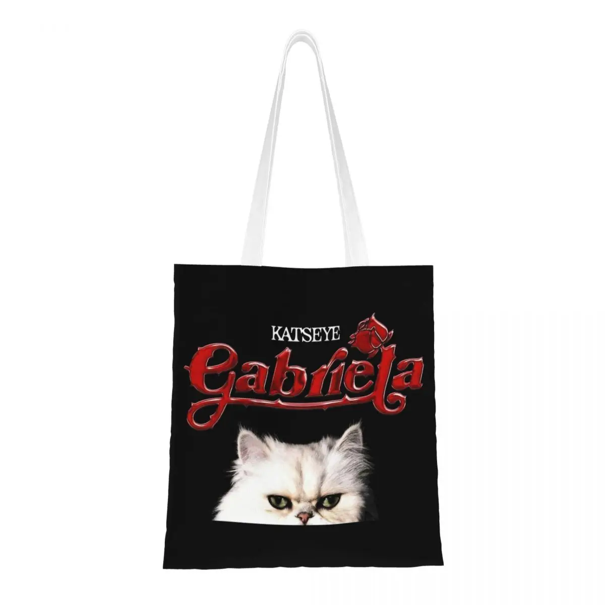 

KATSEYE Gabriela большие сумки женская сумка складная студенческая сумка на плечо с принтом продуктовая сумка