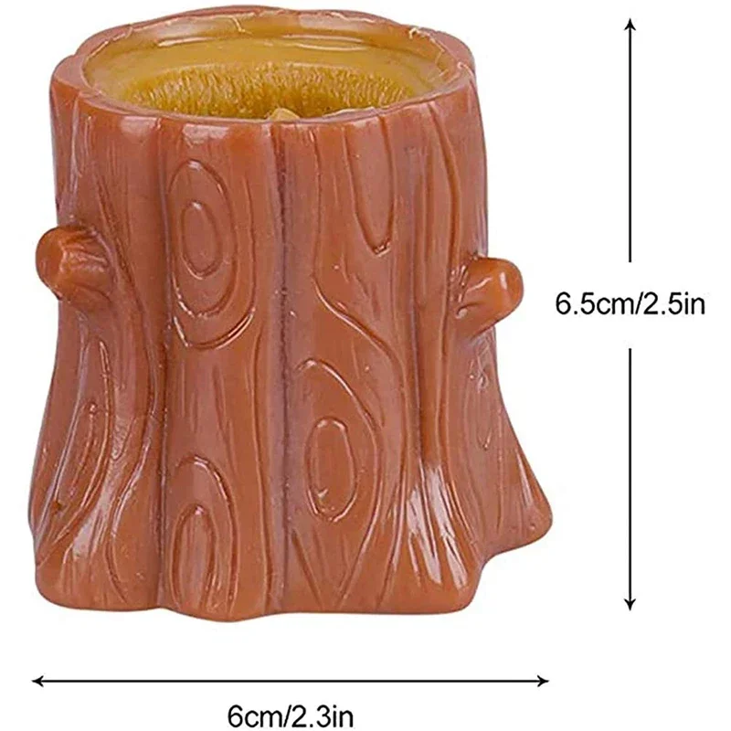 Squeeze Squirrel Cup Decompression Toy Rubber Fidget Toys 2 In 1 Cute Pen Holders for Kids Adults Fidget Antistress Sensory Toy