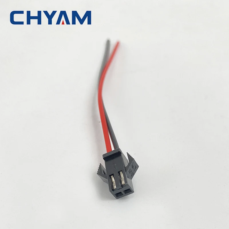 50Pairs Quick Connector Terminal 10cm Wire Long JST SM 2Pins Plug Male To Female For Led Strip Wiring