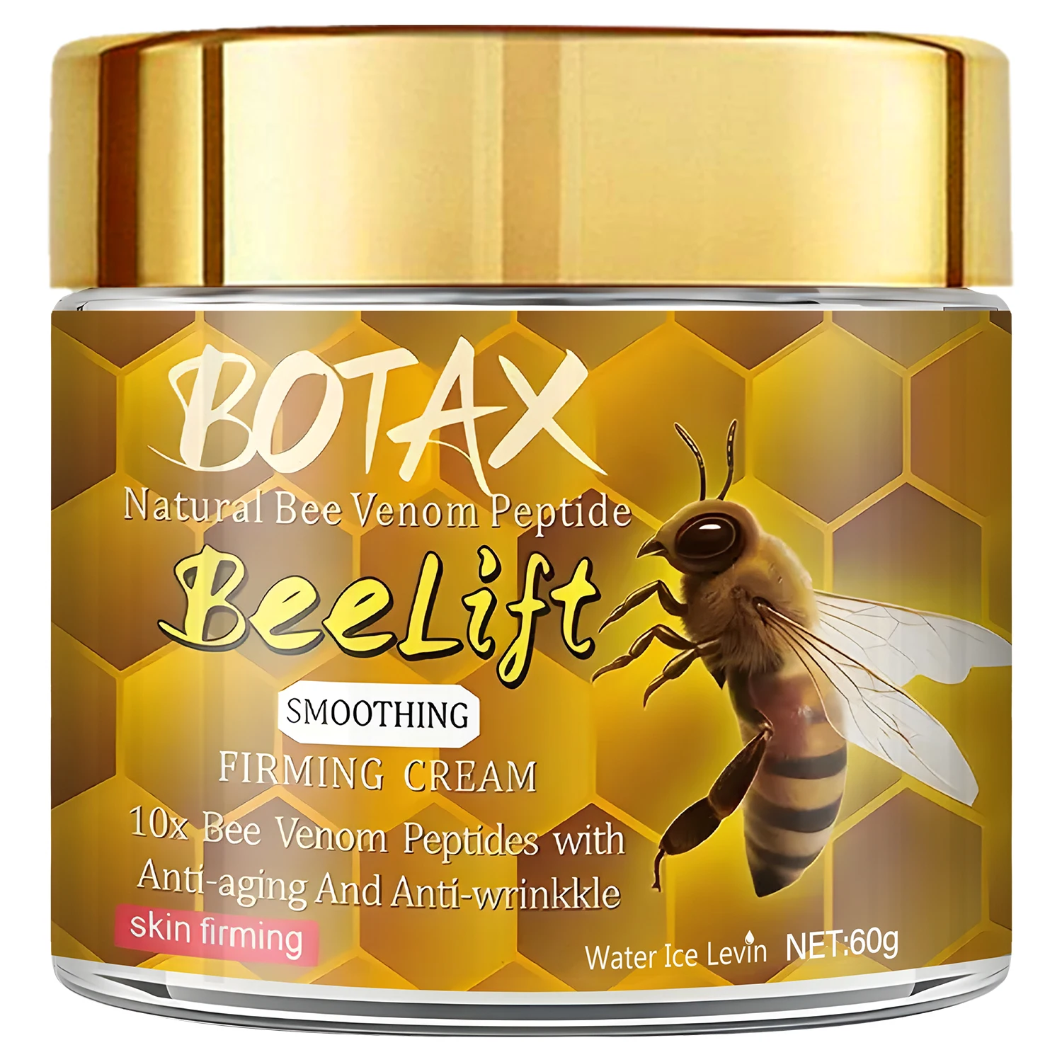 Krim Wajah Botax Natural Bee Venom Peptide Beelift - Krim Pengencang & Penghalus Anti-Penuaan 10x dengan Retinol