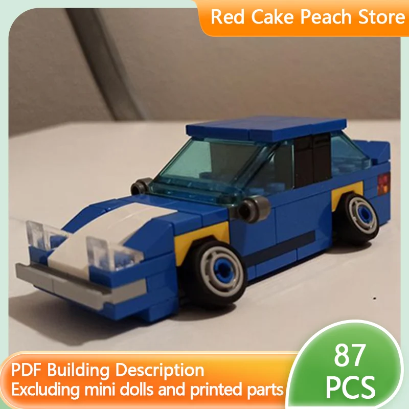 

Speed Racing Car Model MOC Building Bricks 180SX Top Tier Sports Car Modular Technology Children Holiday Gifts Assemble Toy Suit