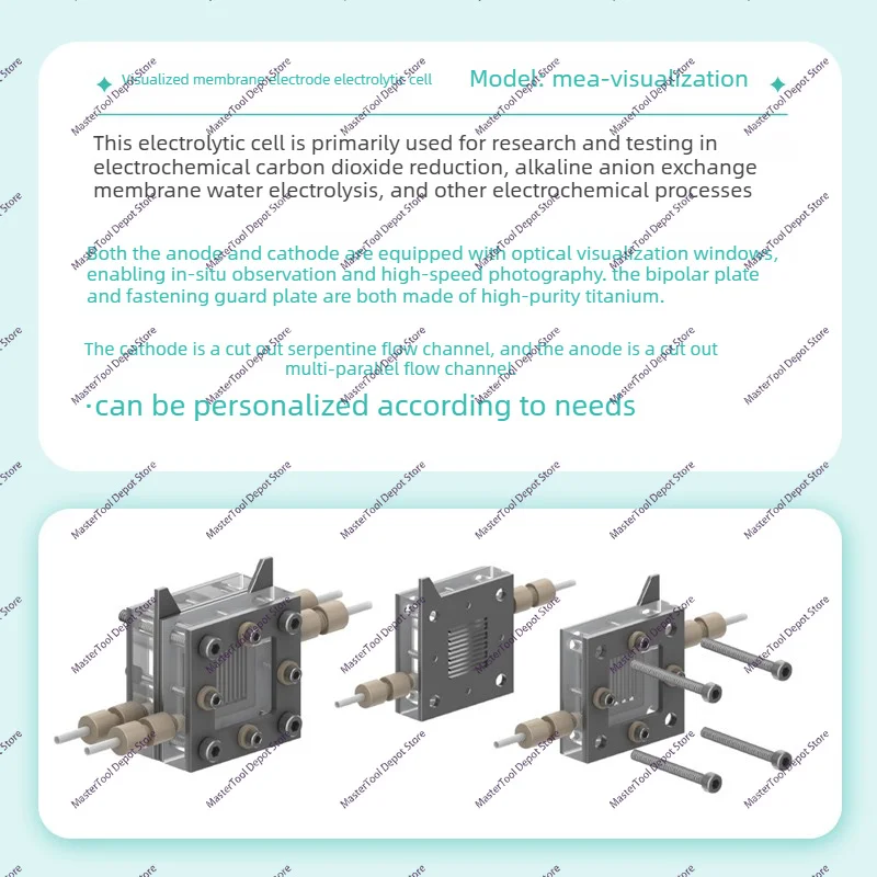 MEA Membrane Electrode Electrolysis Cell Bipolar Plate AEM/PEM Carbon Dioxide Reduction Water Electrolysis Cell