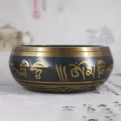 Nepal Handmade Brass Chime Buddha Copper Sound Bowl Sound Therapy Yoga Meditation Music Therapy Singing Bowl Tibet Prayer Bowl