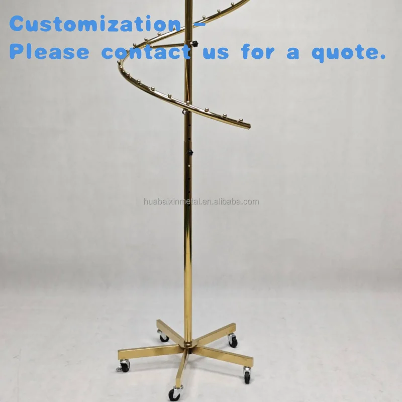 

на заказ.Huabaixin S-образная подвижная вешалка для одежды, витрина для одежды, пальто, магазин, торговый центр и склад в супермаркете