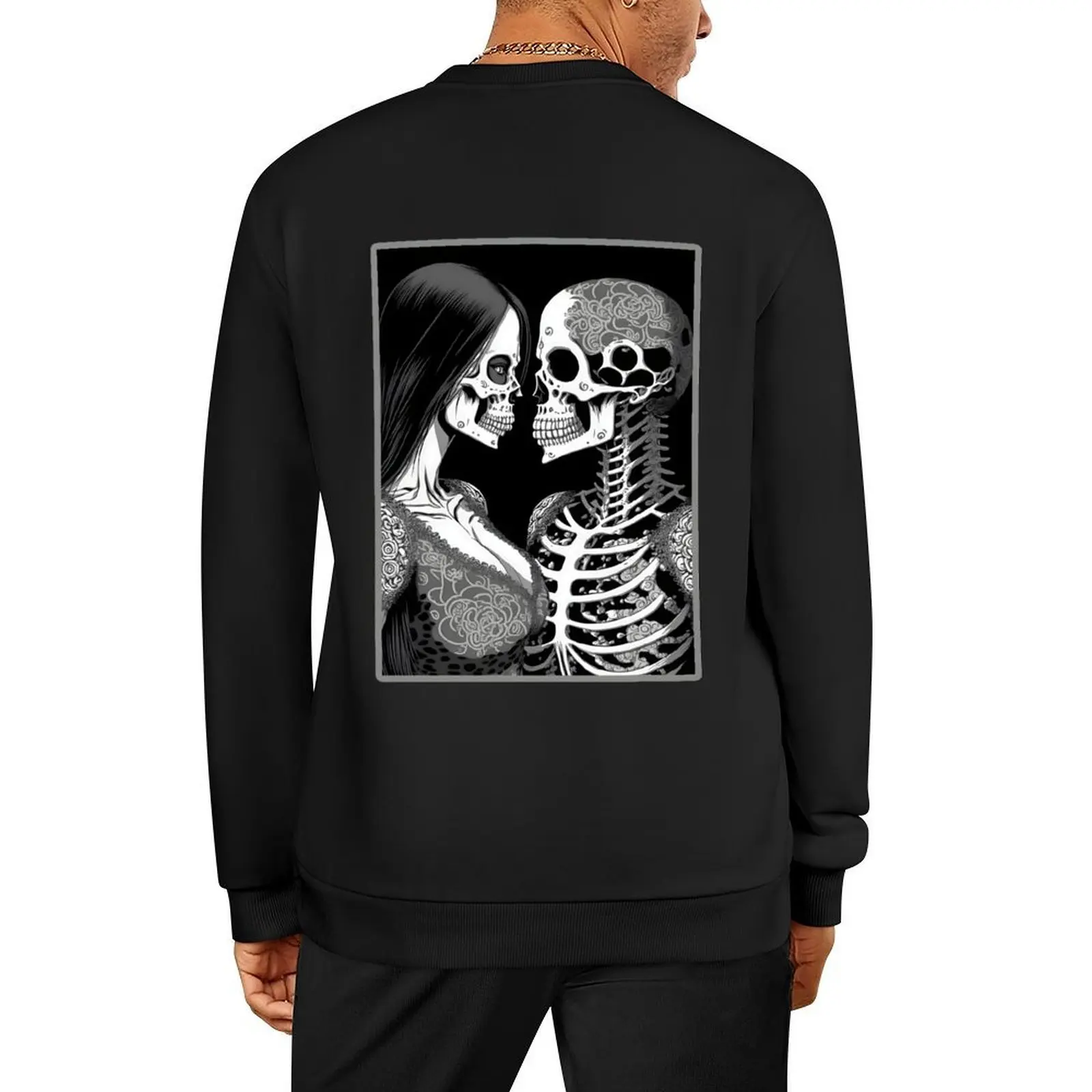 

Goth Lovers Pullover graphic t shirts men men's clothing men's winter sweater autumn jacket men new hoodies and sweatshirts