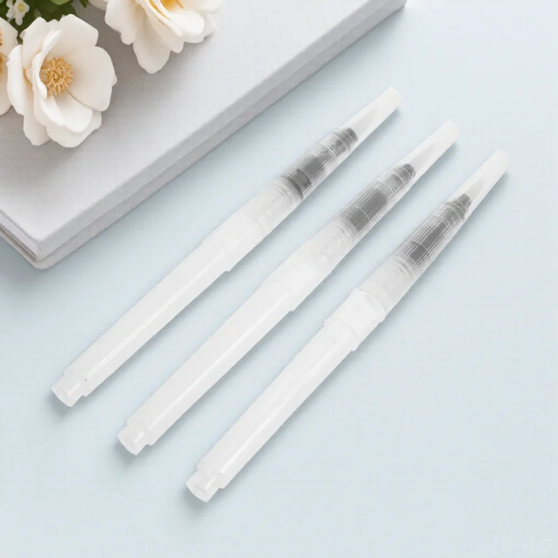 3Pcs Refillable Watercolor Pen Reusable Durable Art Painting Brush for Watercolor and Gouache Drawing Gouache for Drawing