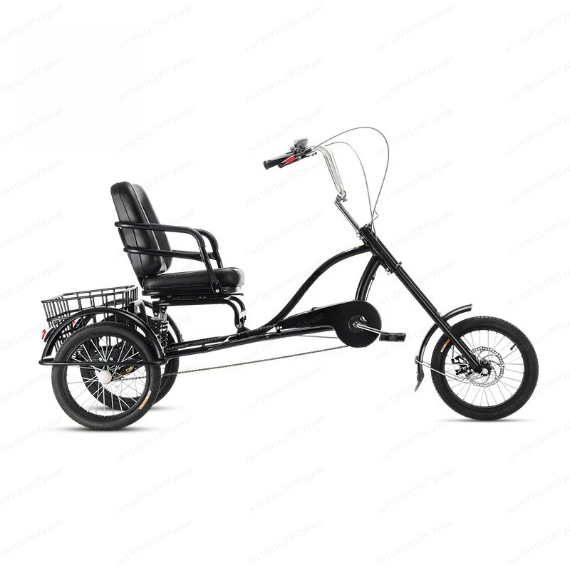 

Bicycle plus seat adult light tricycle seat can move back and forth